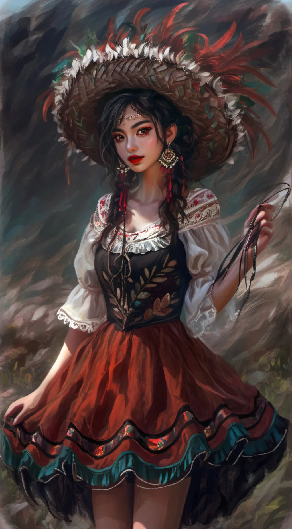 ai character: rachel background
