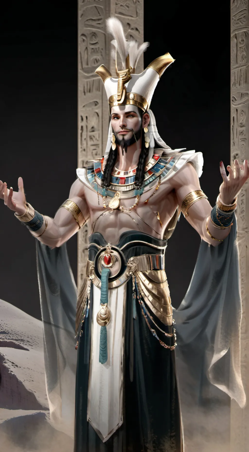 ai character: Amenemhat III background