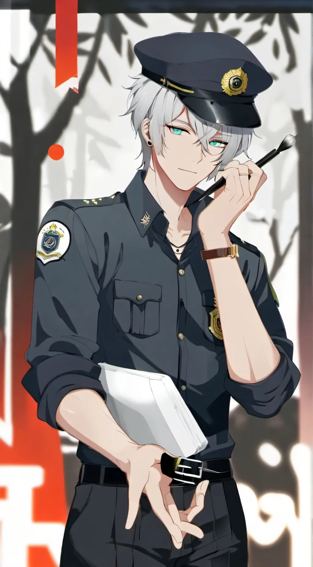ai character: policja background