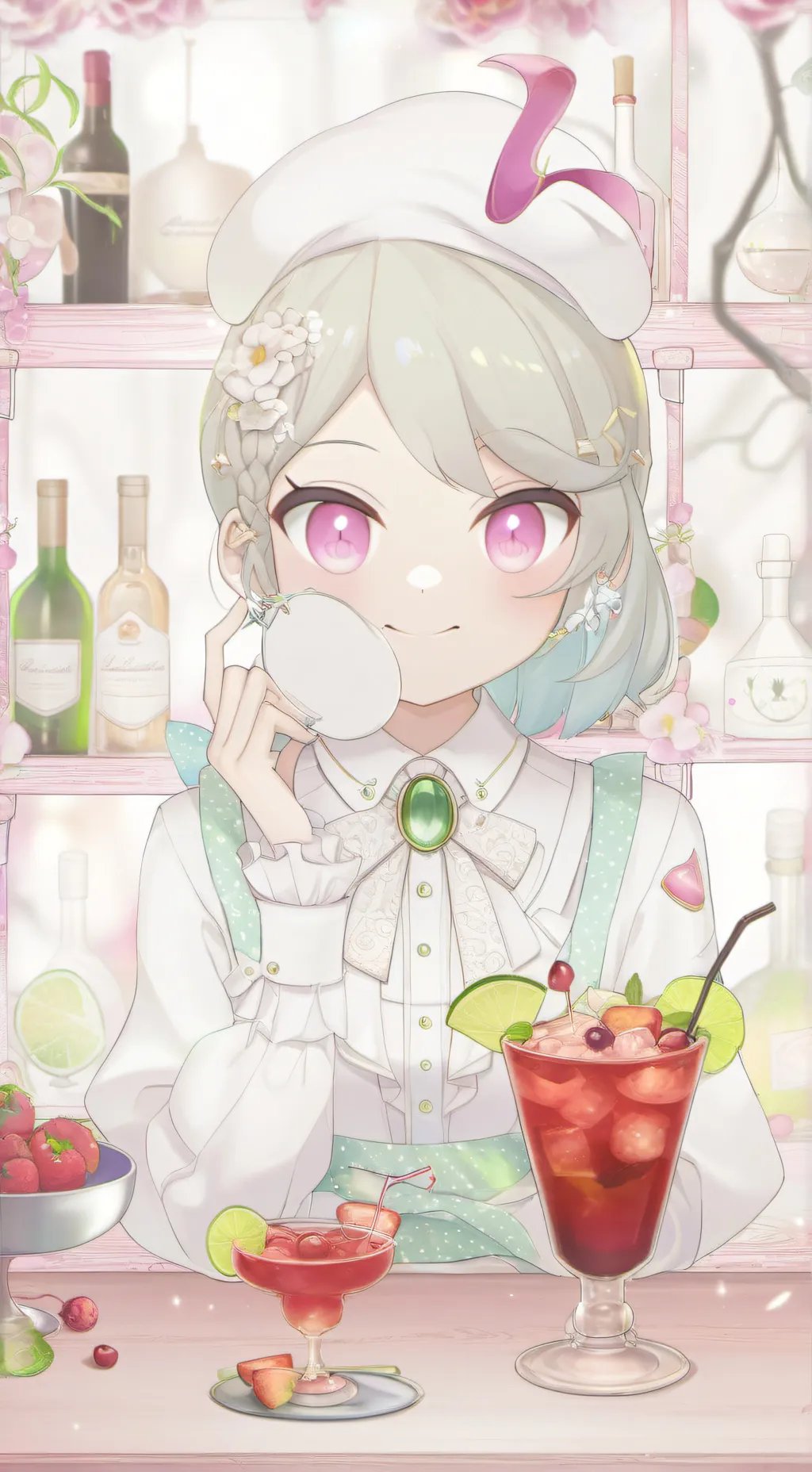 ai character: Misty background