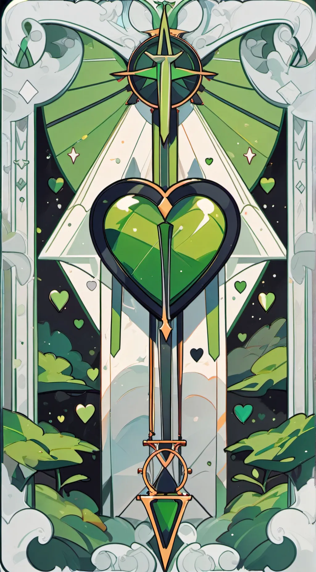 ai character: kindness💚 background