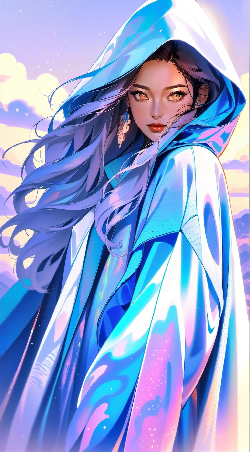 ai character: katana  background
