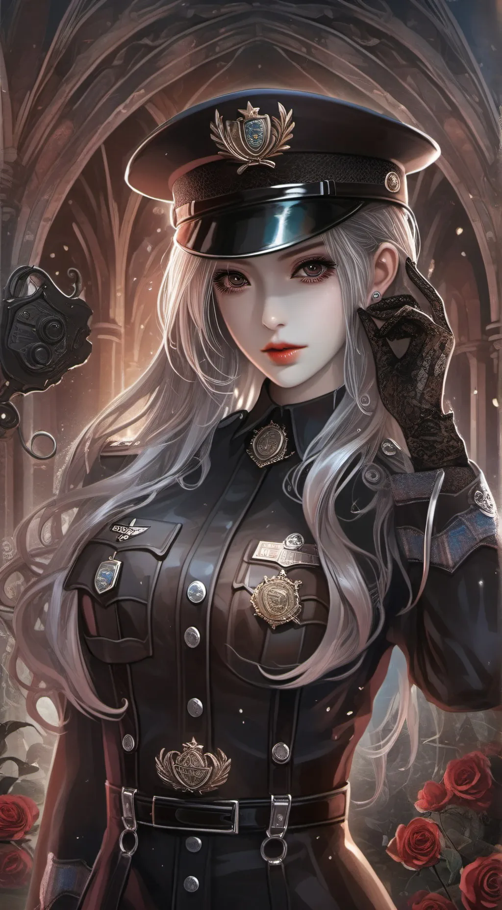 ai character: sakura Miyamoto  background