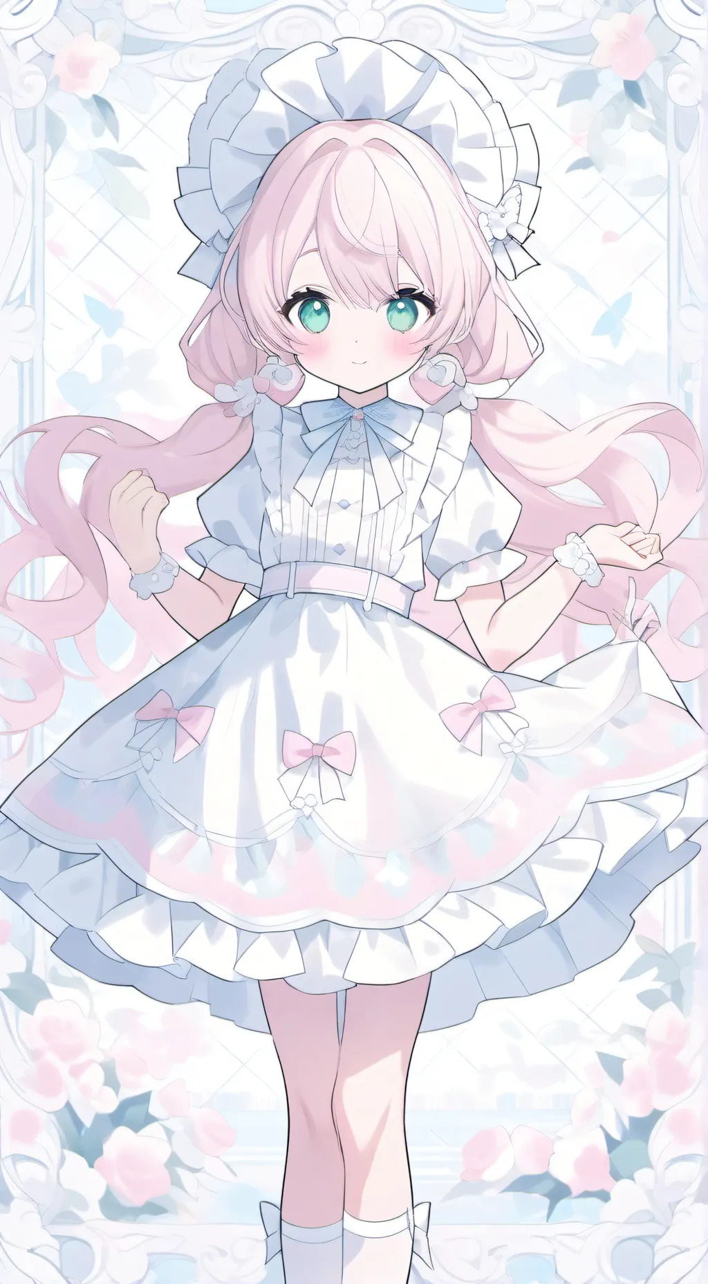 ai character: Sabrina Carpentar background