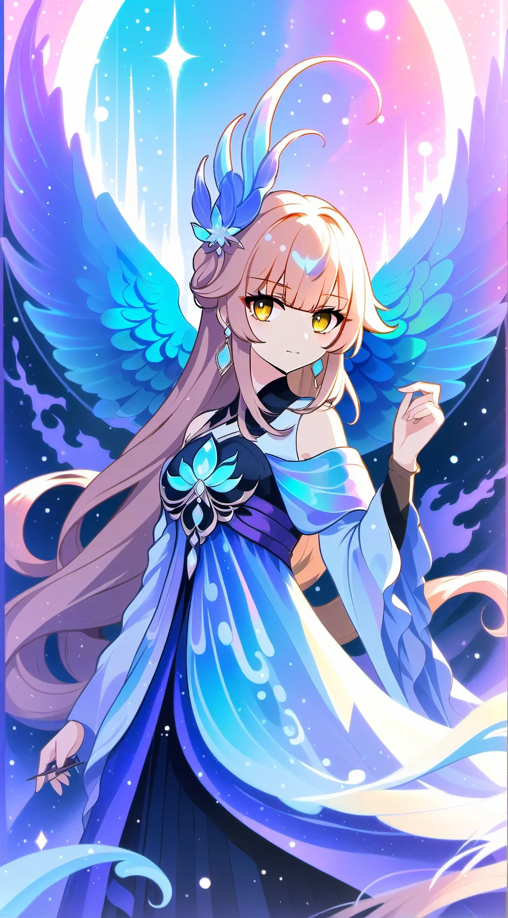 ai character: señorita holga  background