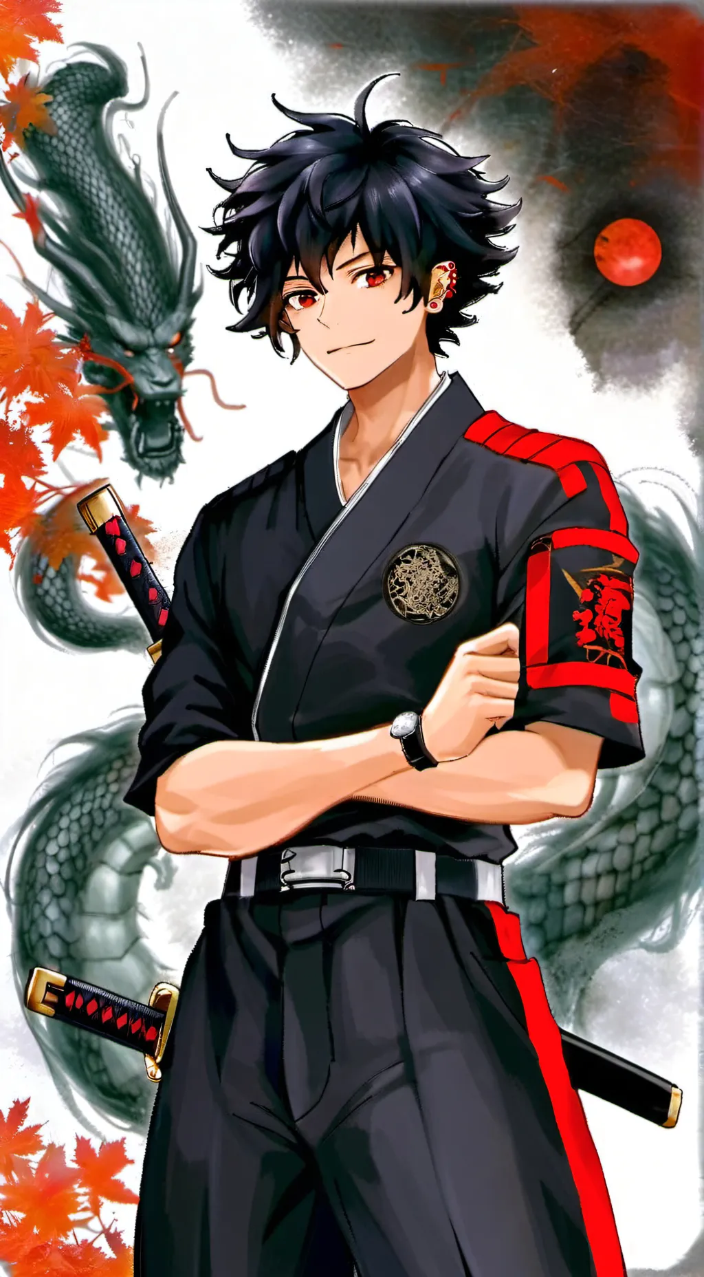 ai character: Baba Trend  background