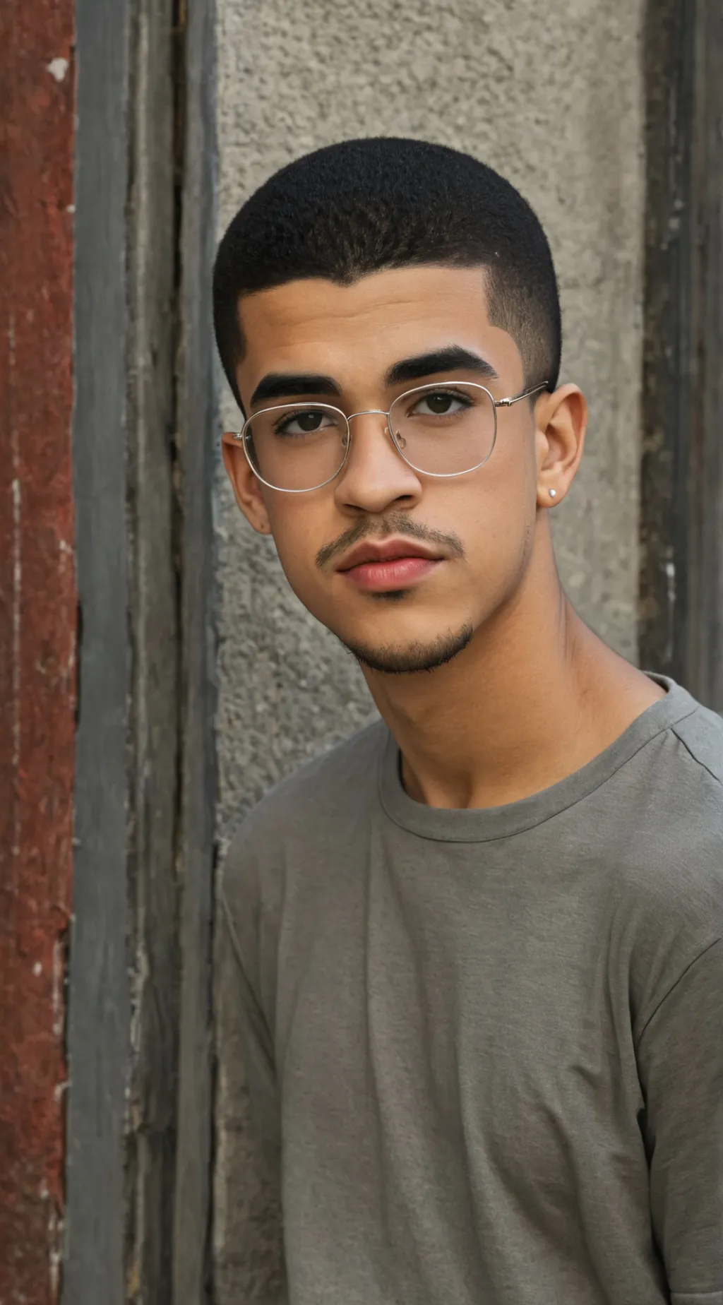 ai character: badbunny background