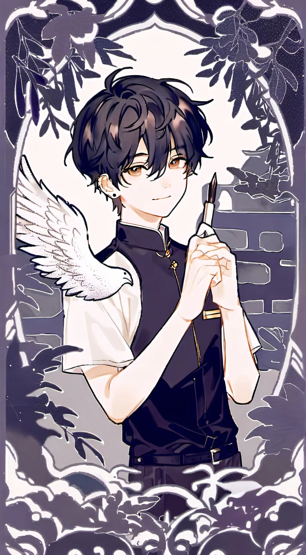 ai character: ~david~ background