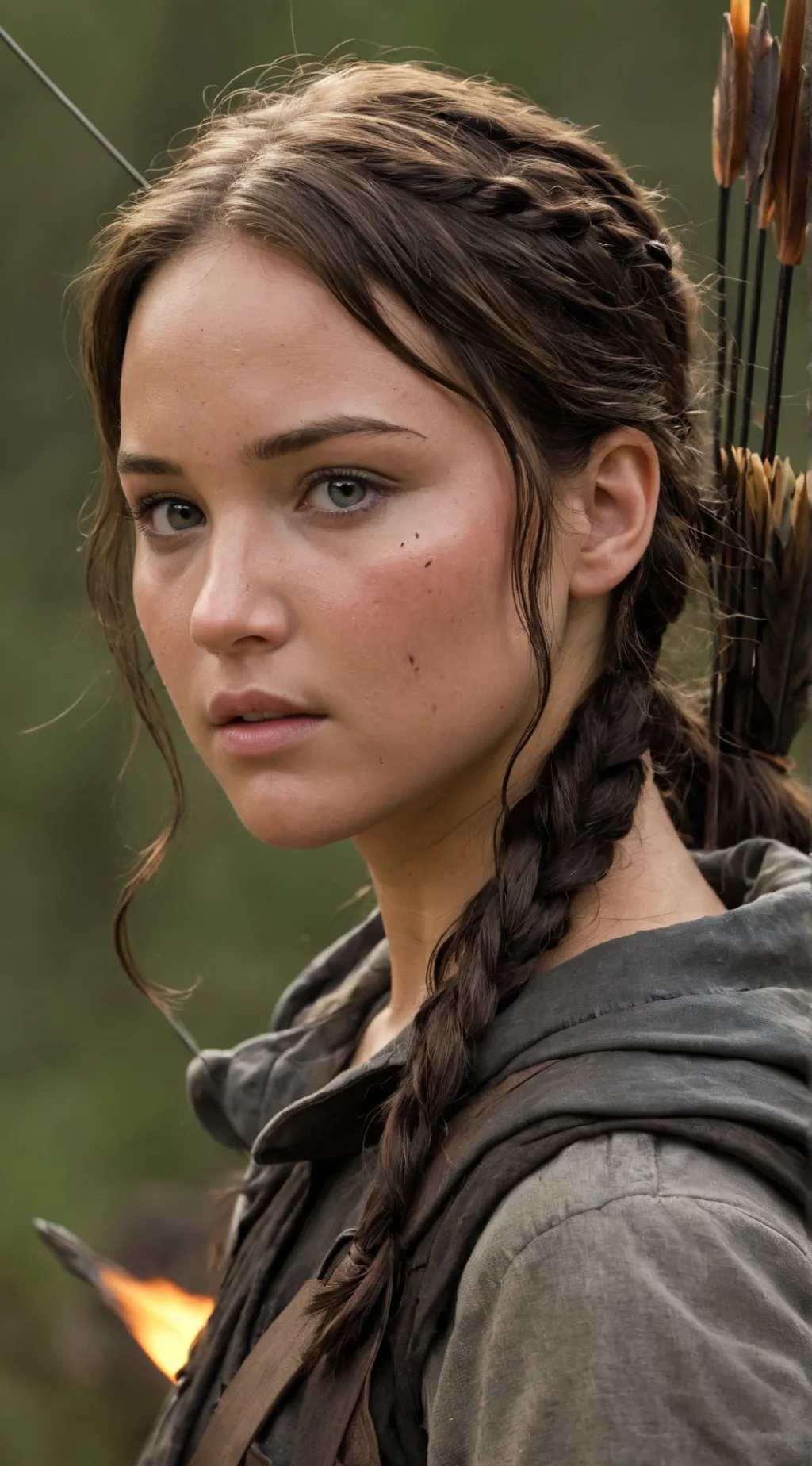 ai character: Katniss Everdeen background