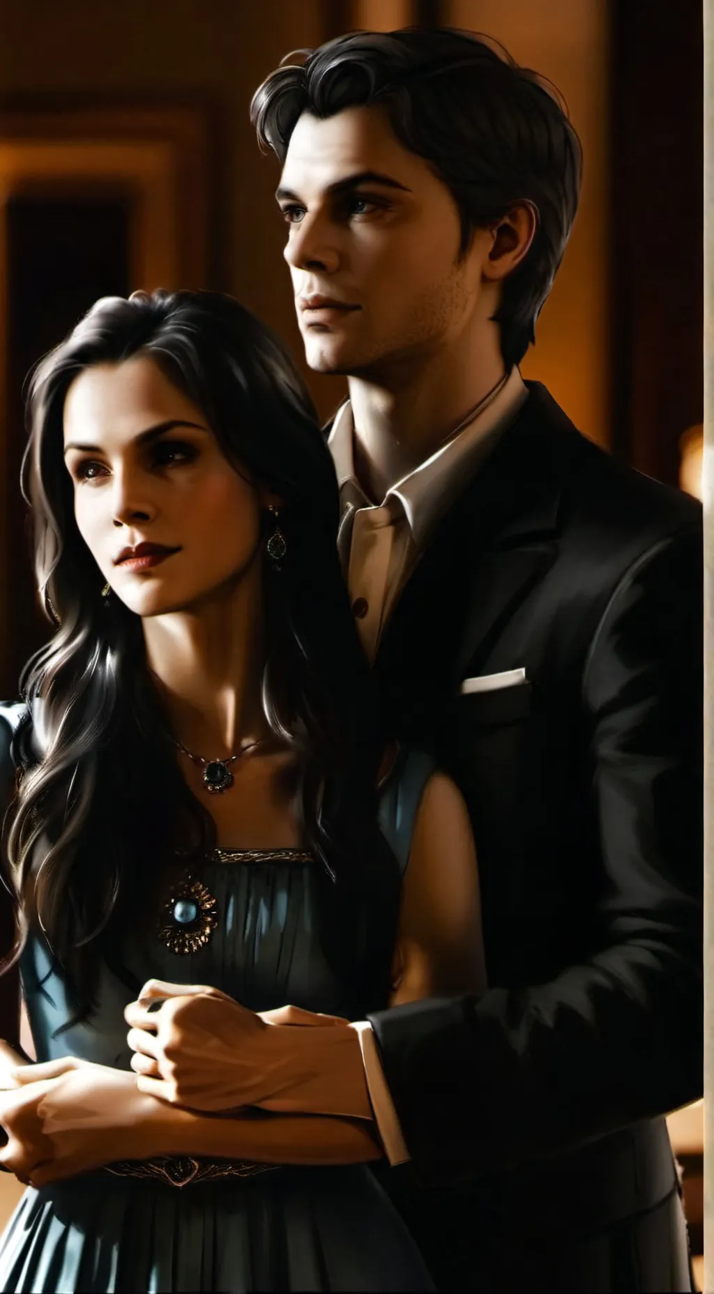 ai character: DaMoN SaLvAtOrE🪻🥀 background