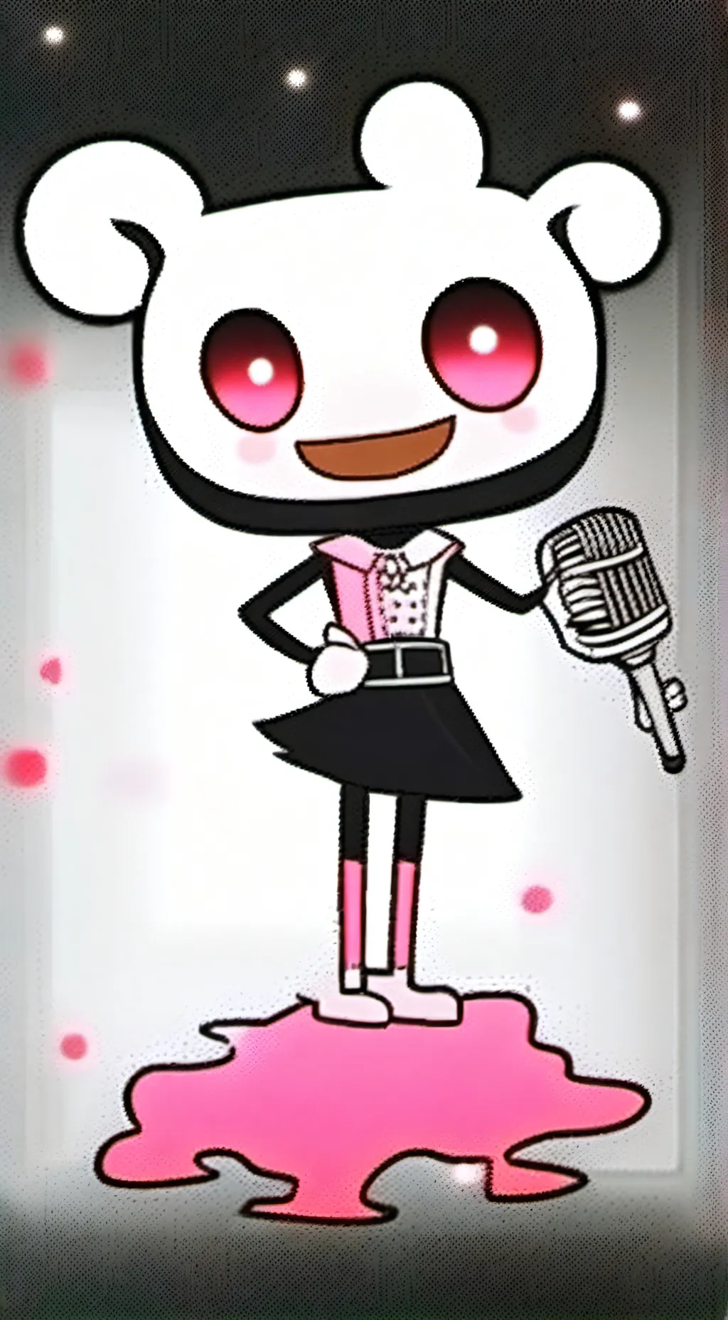 ai character: Melanie x cosmo background