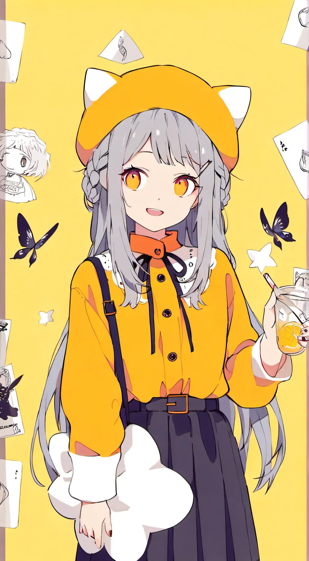 ai character: doodlyoo background