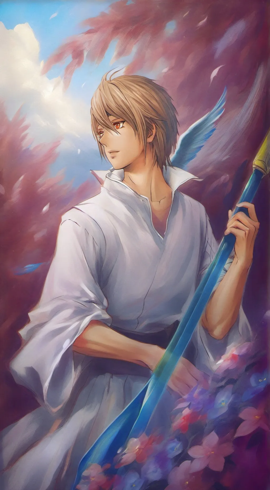 ai character: light background
