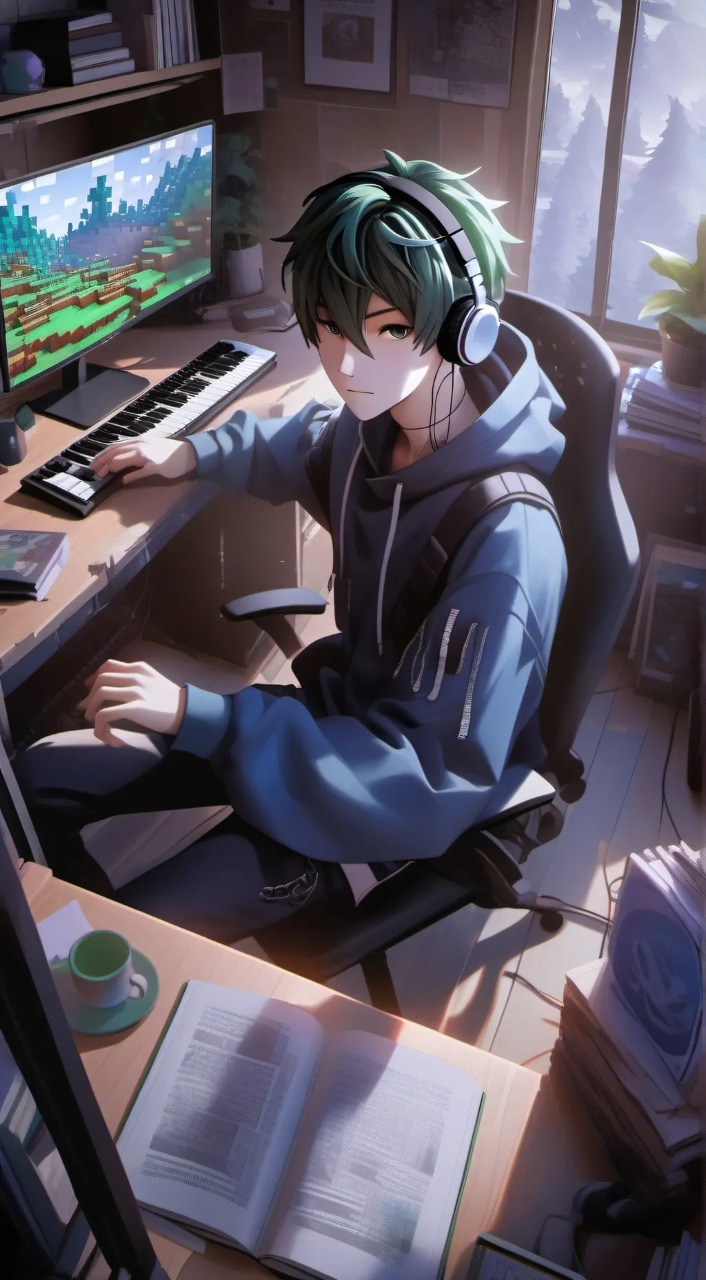 ai character: DEKU_Gamer15 background