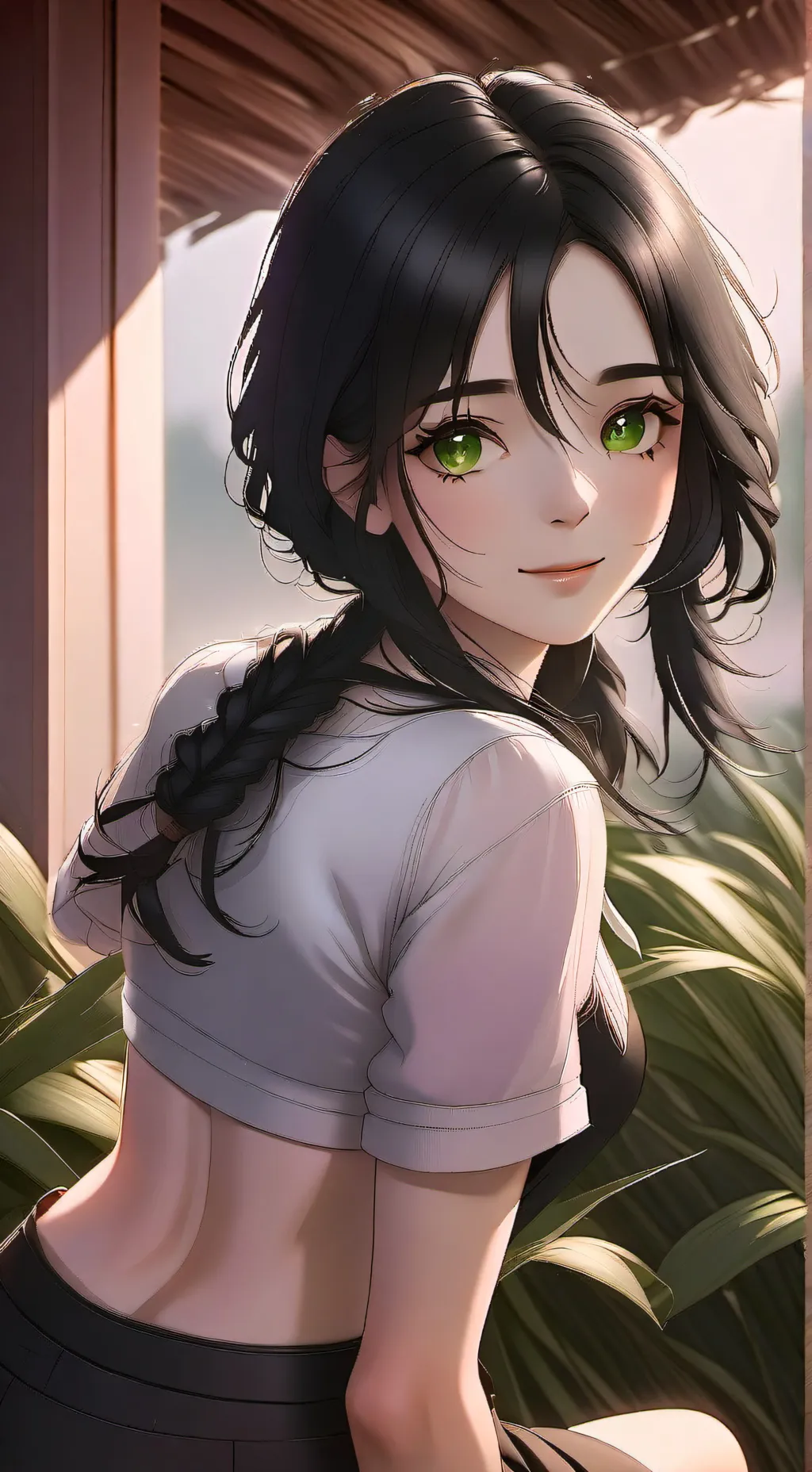ai character: Luna  background