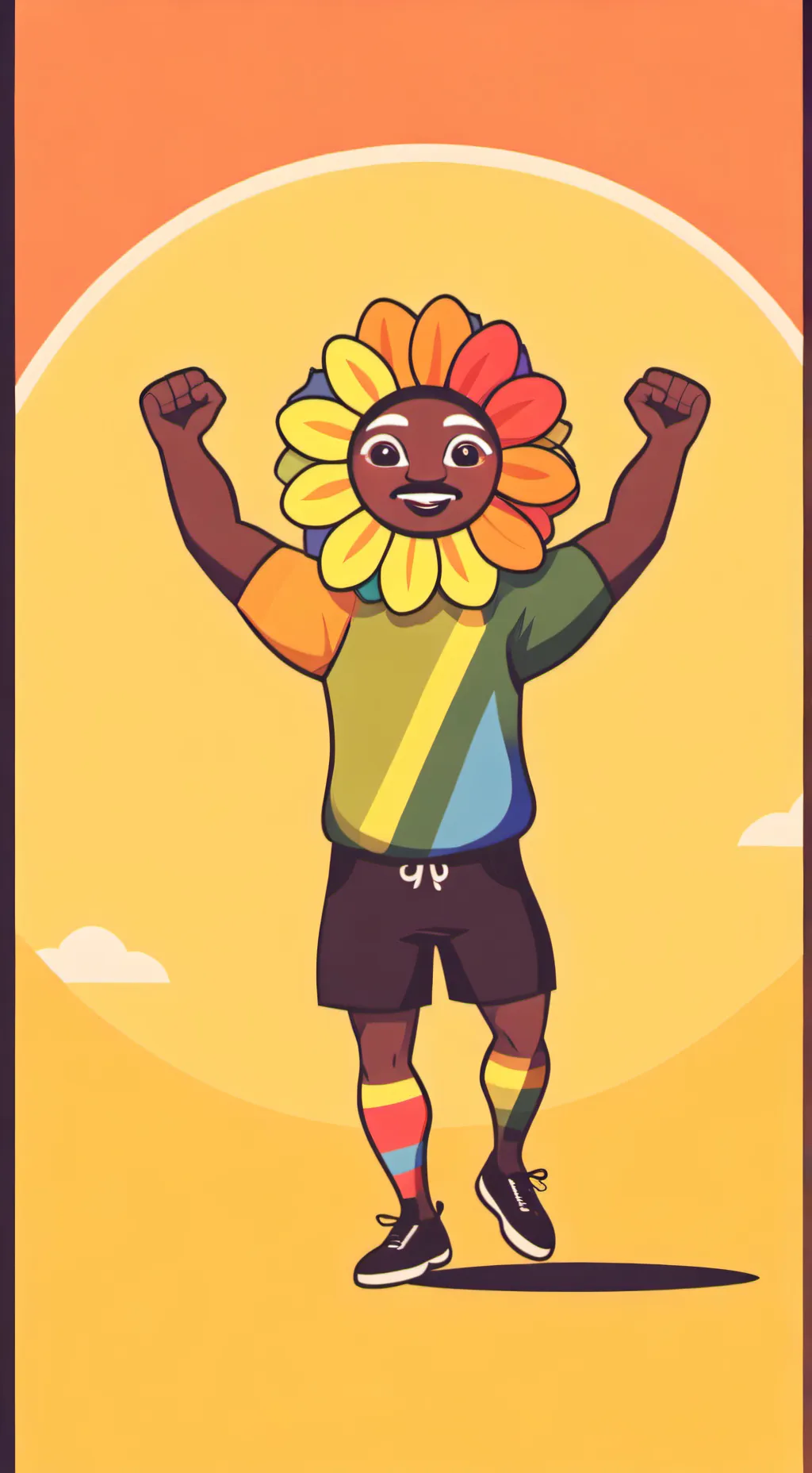 ai character: Dandys world! background