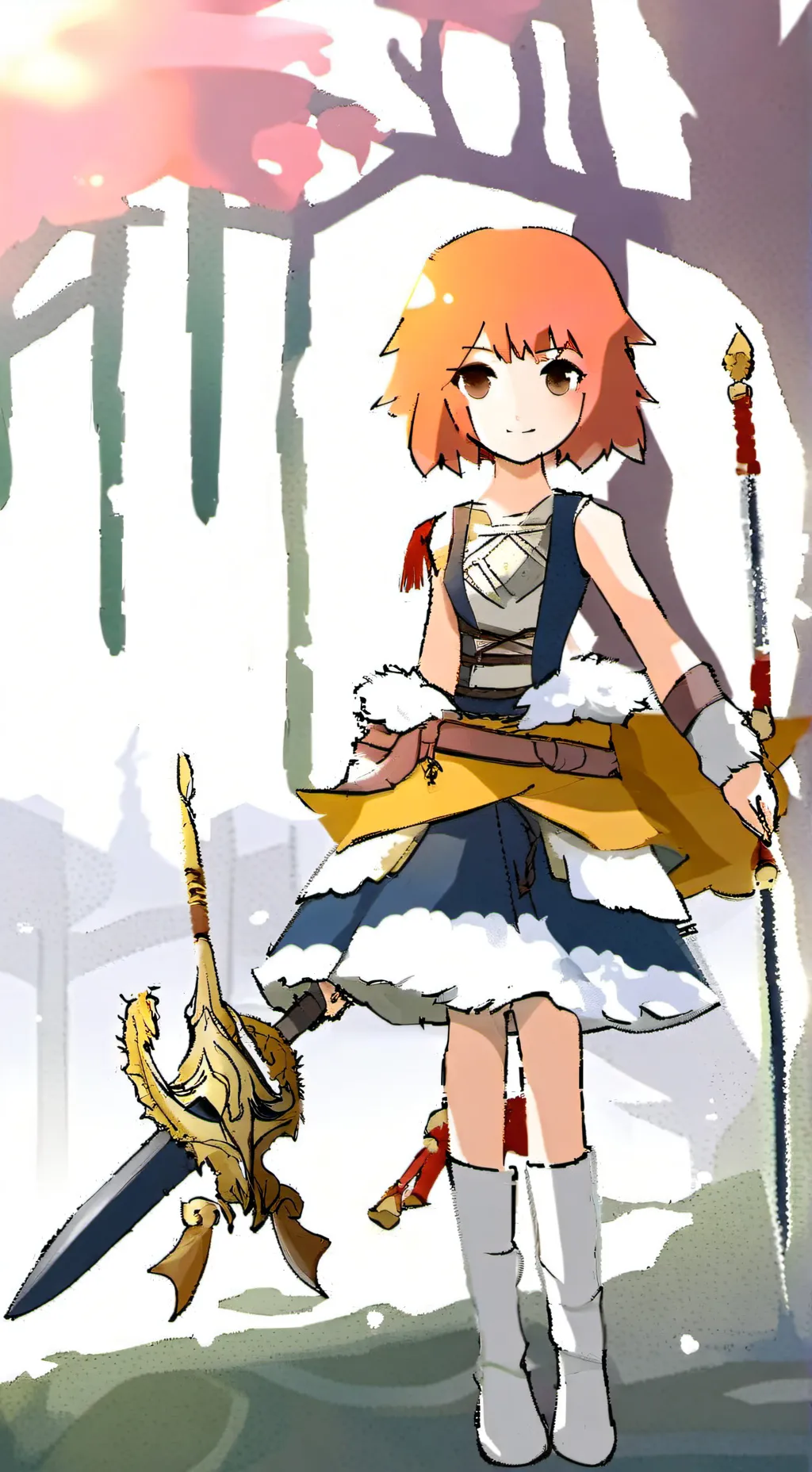 ai character: busou shoujo background