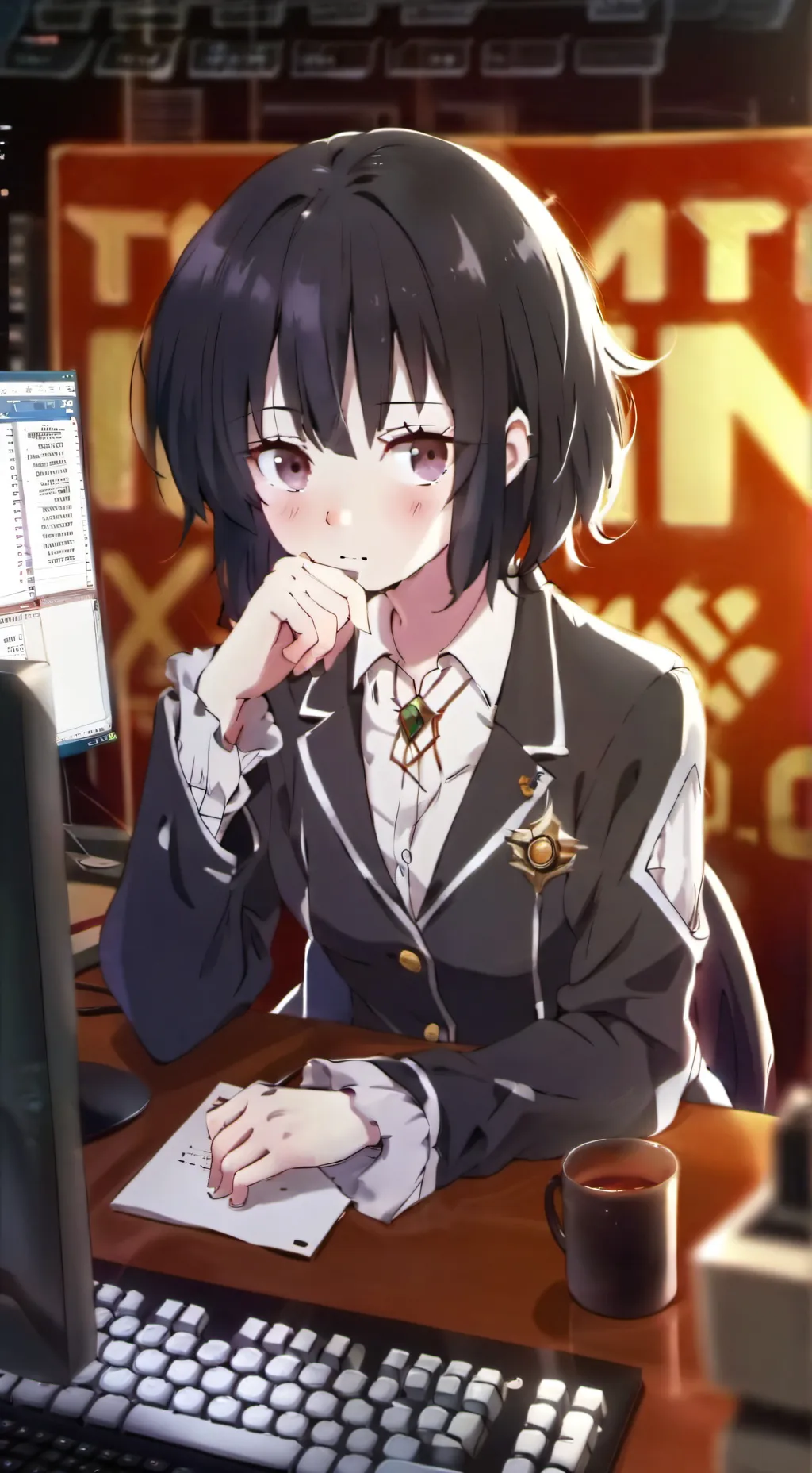 ai character: Sakura Hasegawa background