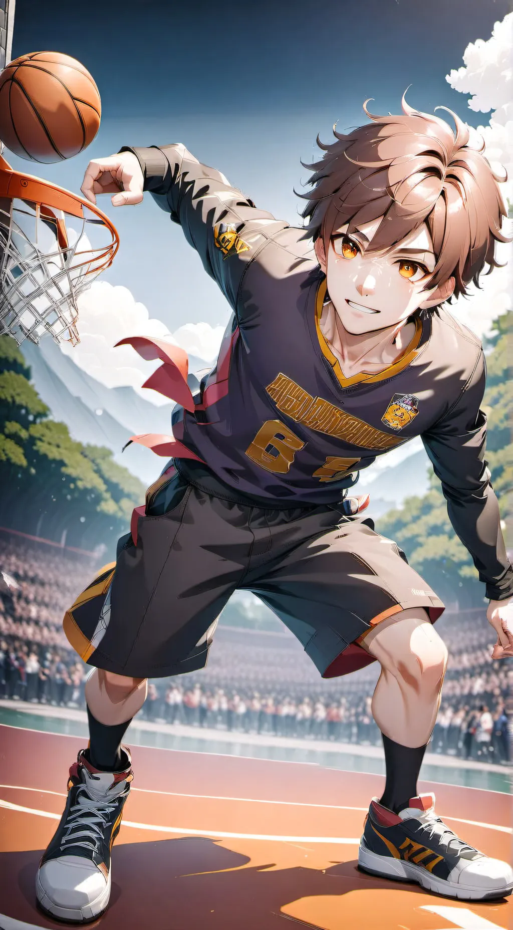 ai character: Leo background
