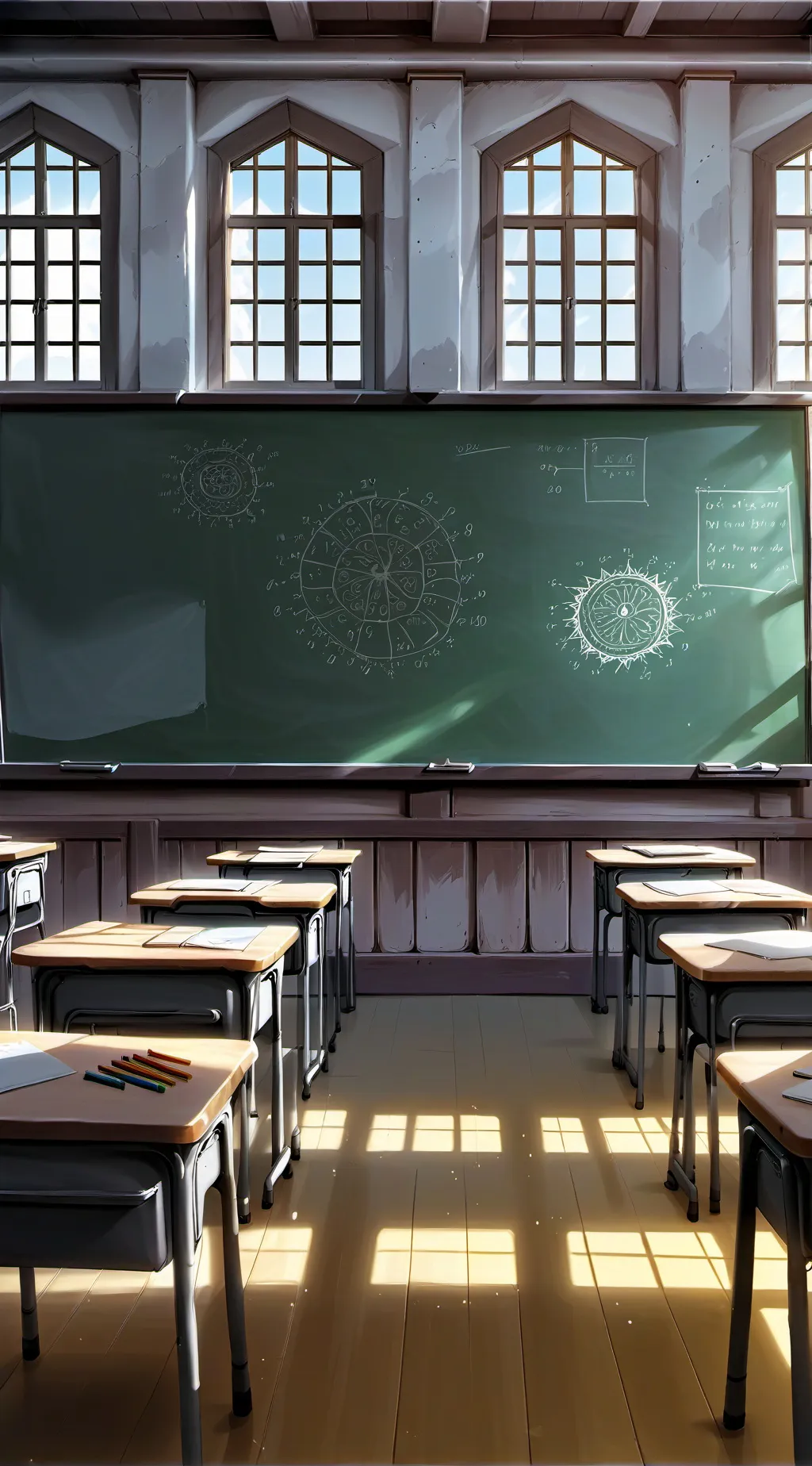 ai character: Mha school background