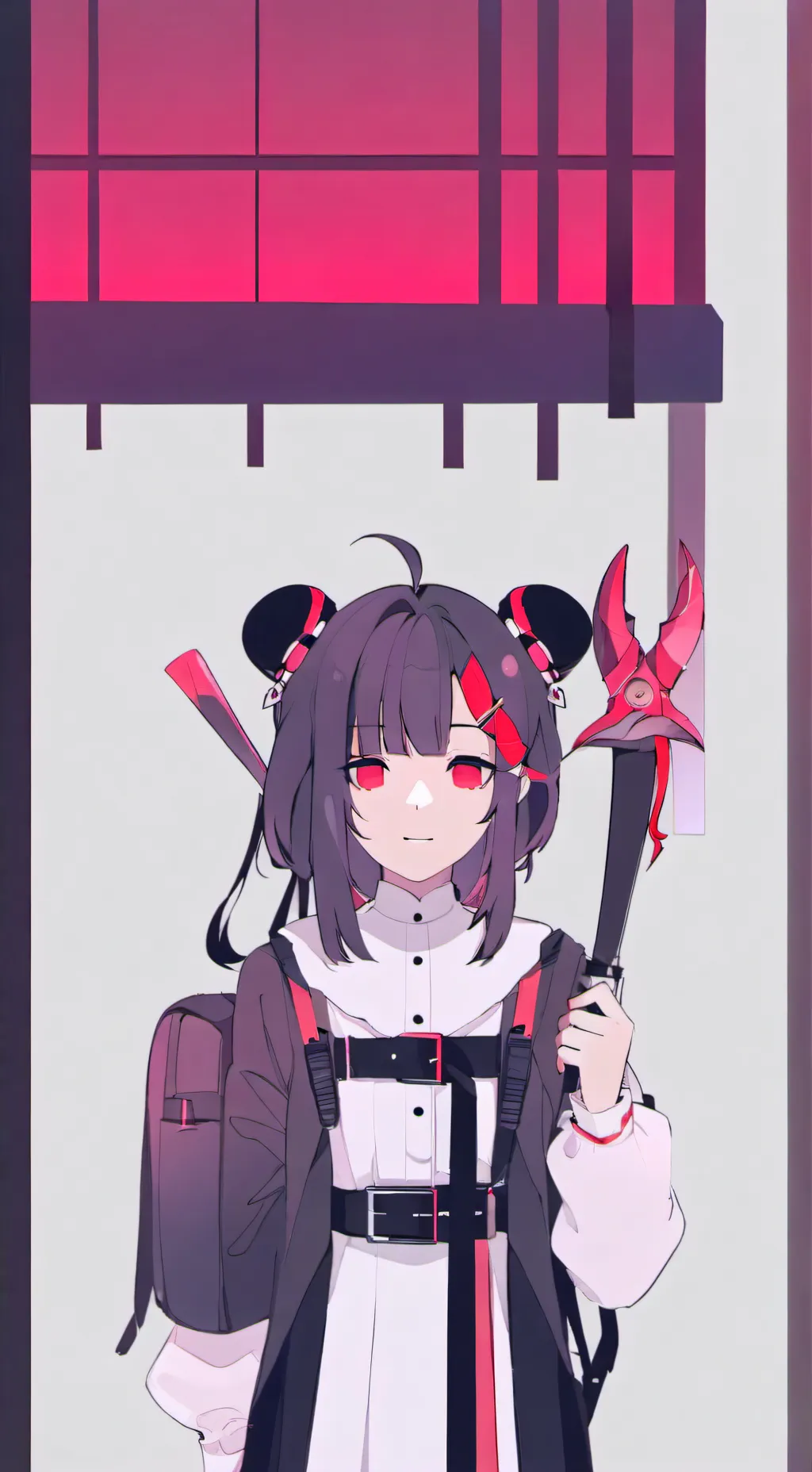 ai character: Radioapple background