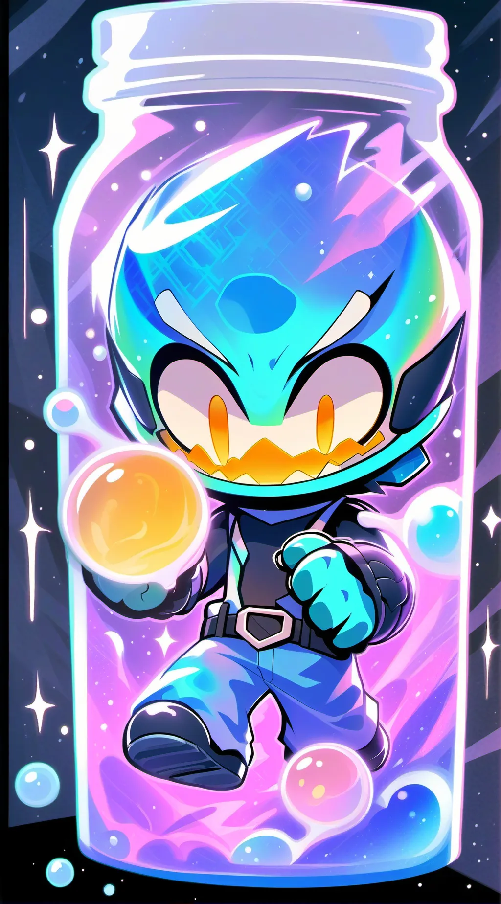 ai character: nori tickles N  background