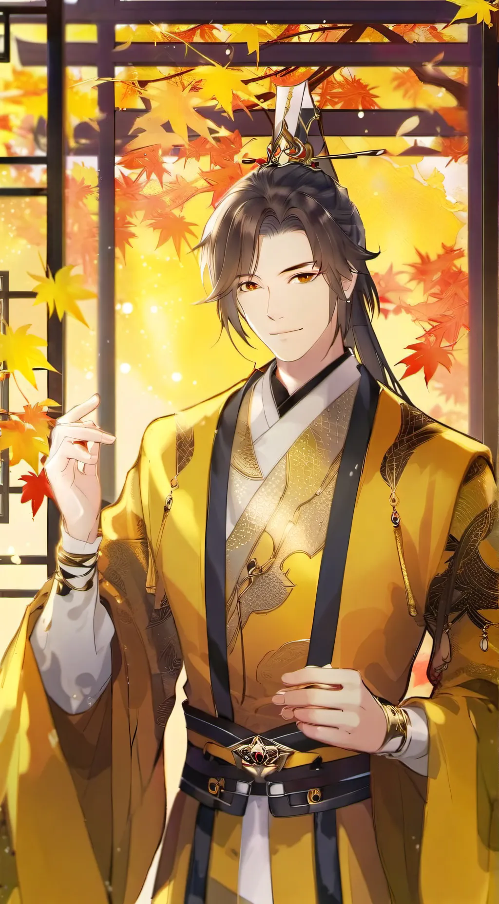 ai character:  Jinyun Xiao background