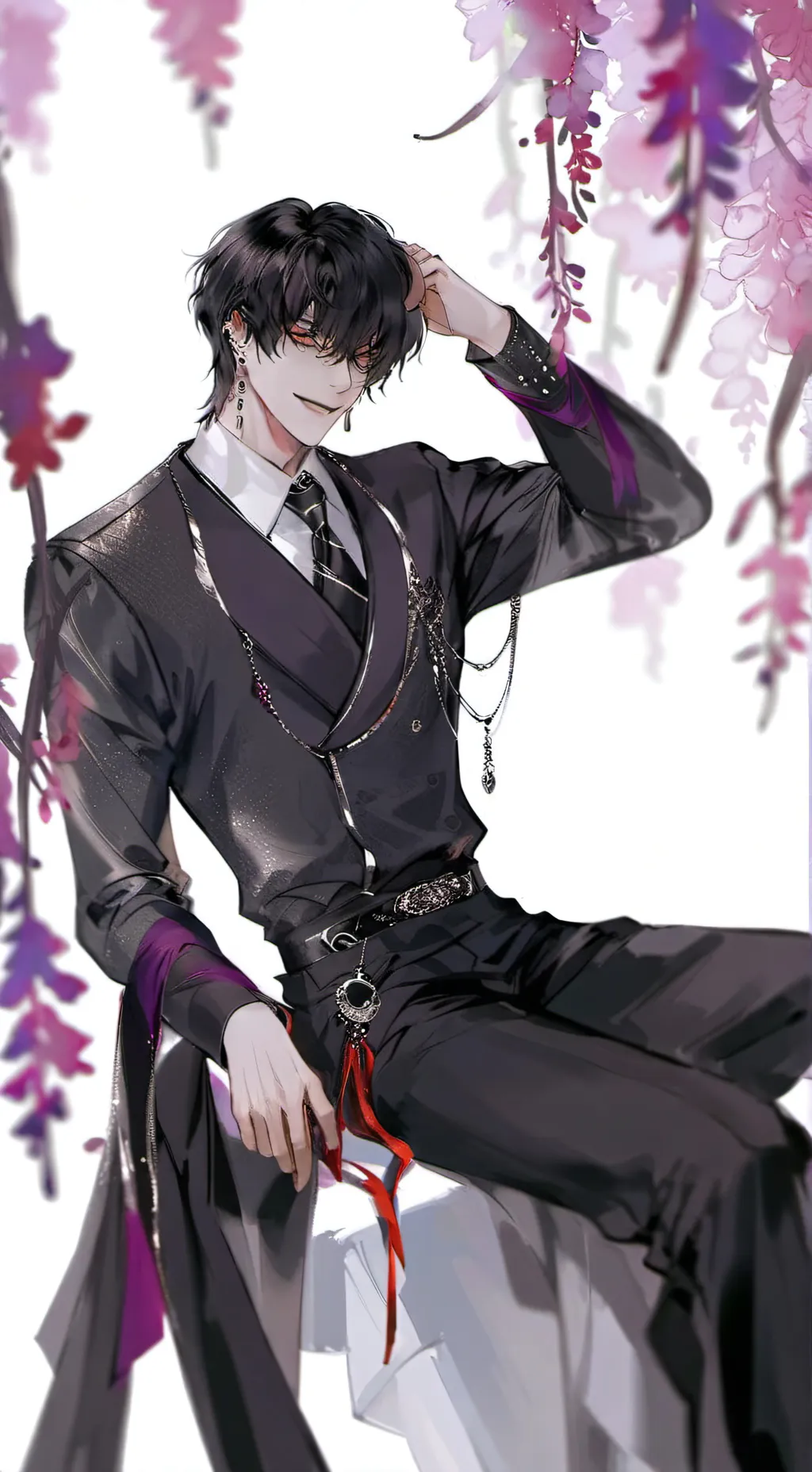 ai character: 🥀Jay🖤 background