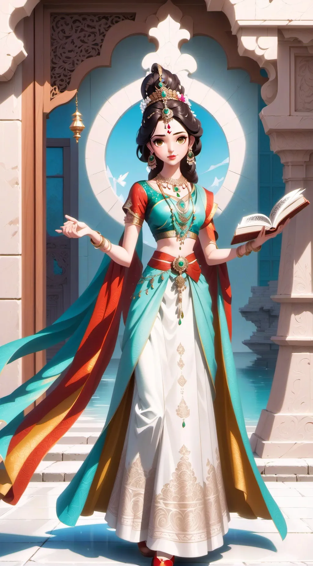 ai character: Lily background
