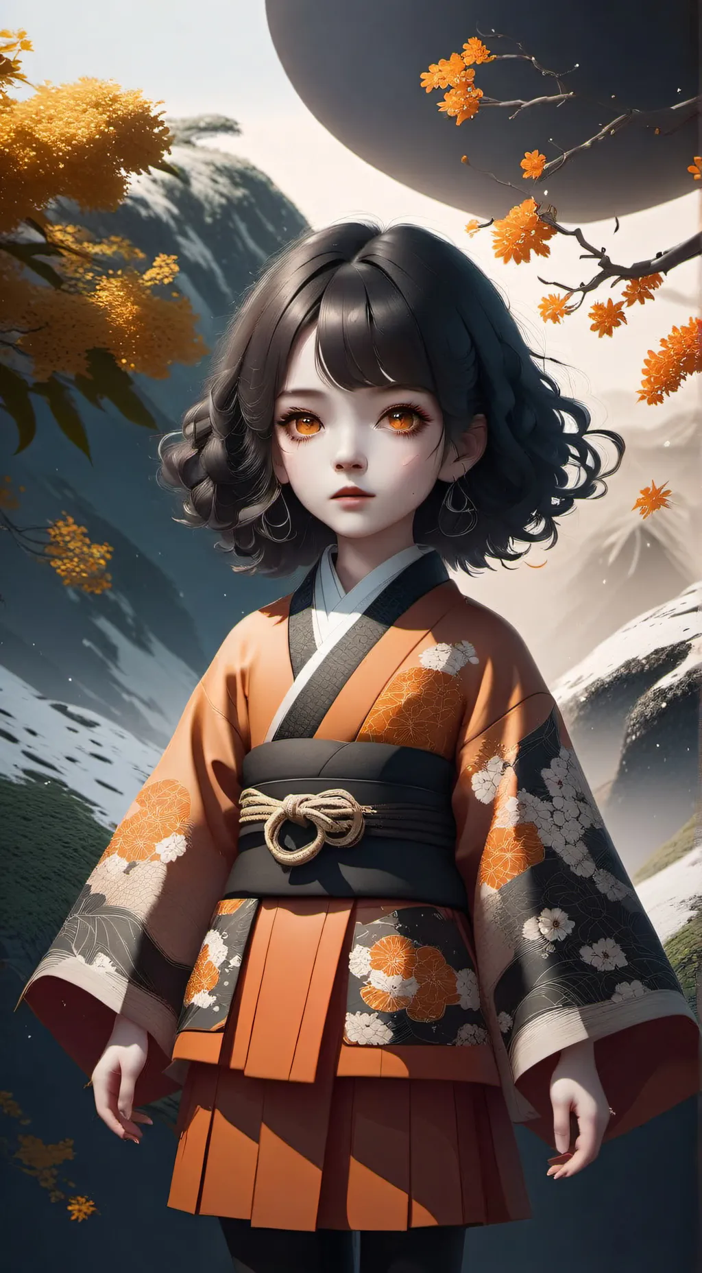 ai character: Susamaru  background