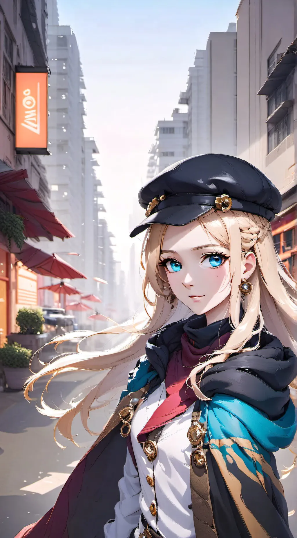 ai character: Maddy background