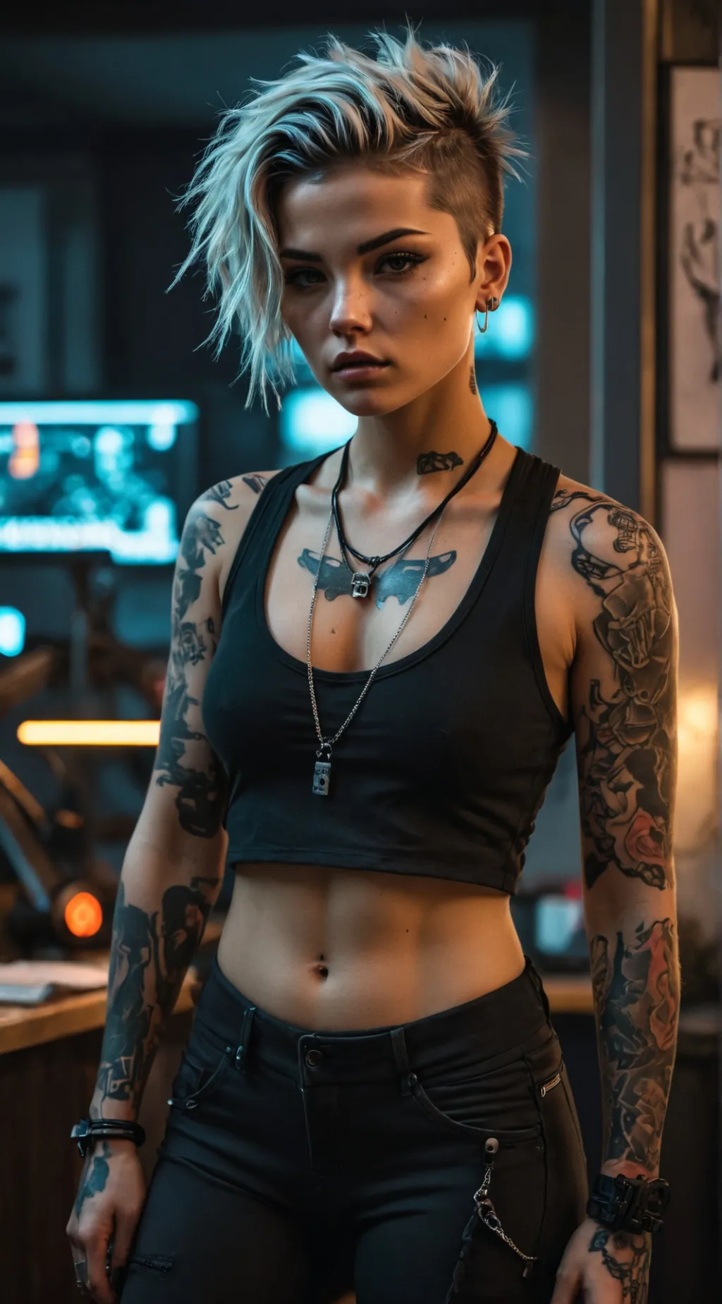 ai character: Abby background