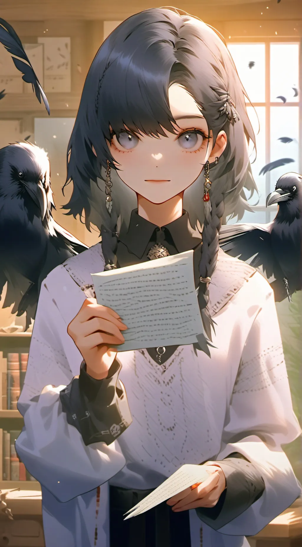 ai character: Raven Spirit 'Yara' background