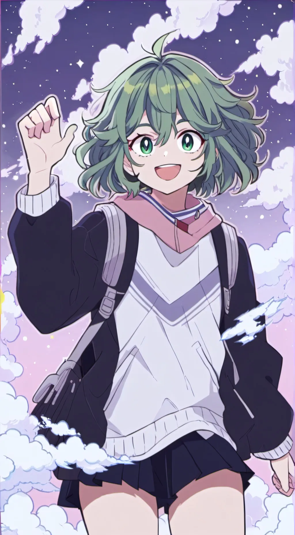 ai character: Toru Hagakure background