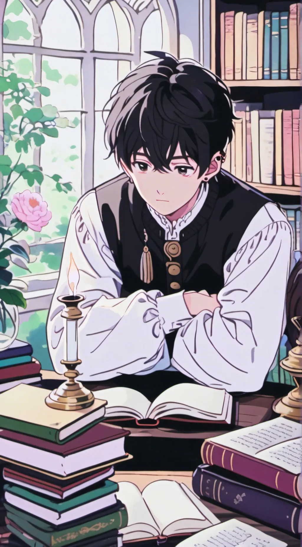 ai character: July background
