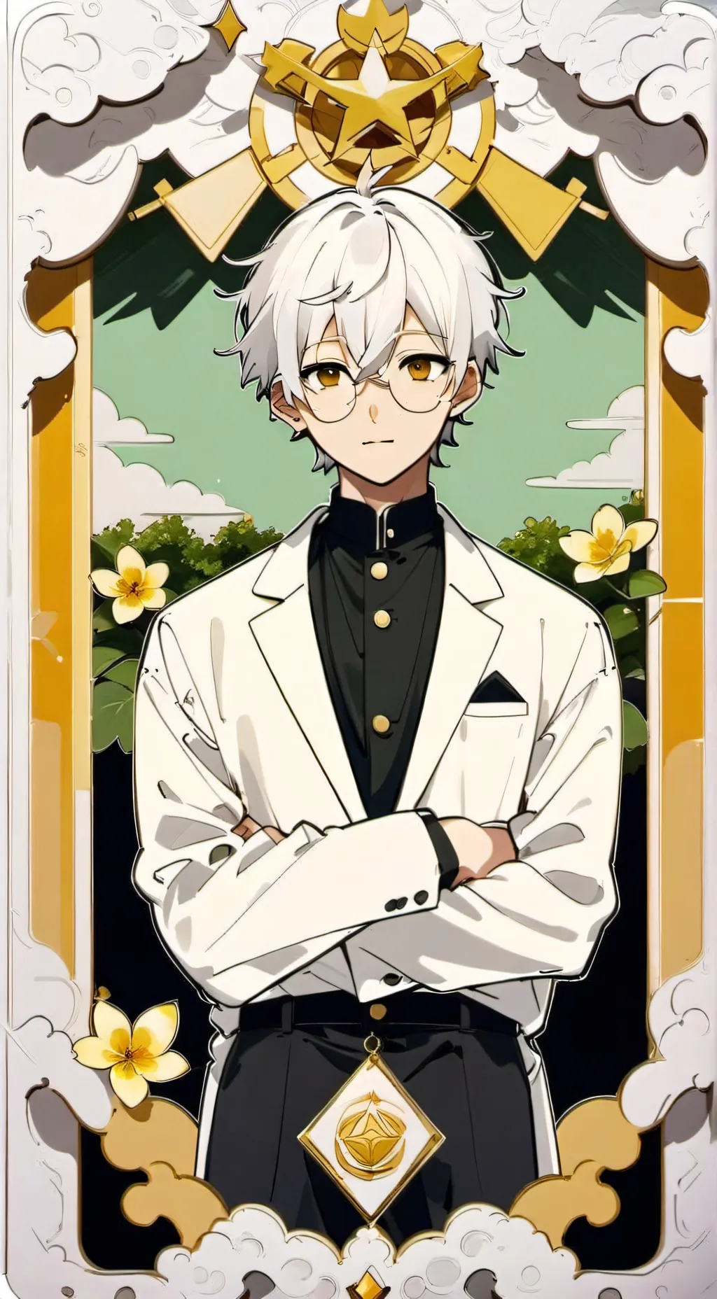 ai character: Alexander  background