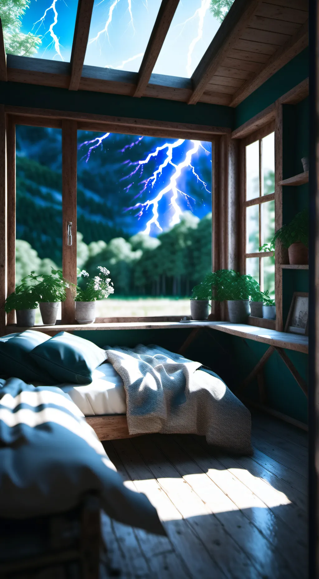 ai character: TADC THUNDERSTORMS background