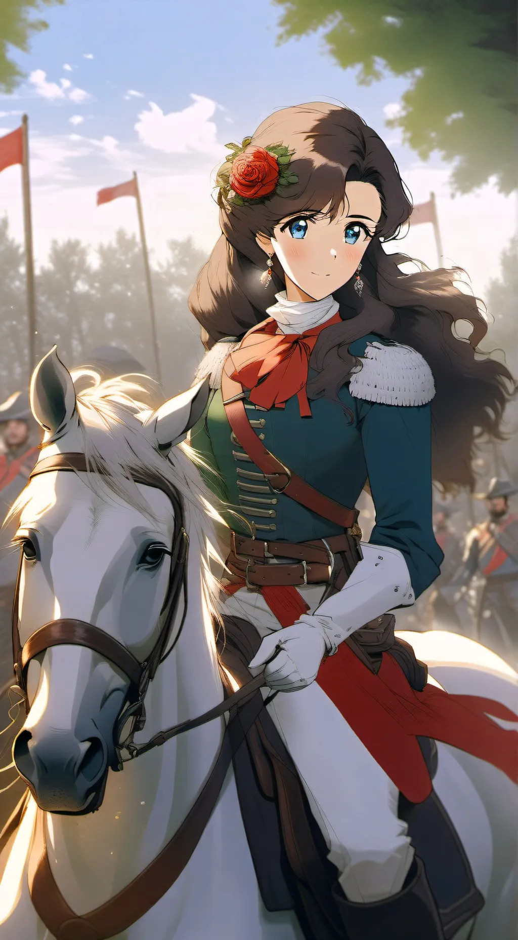 ai character: Aurora montelli background