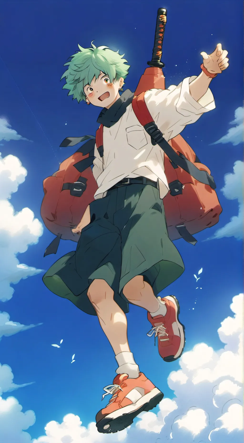 ai character: Izutuike  background