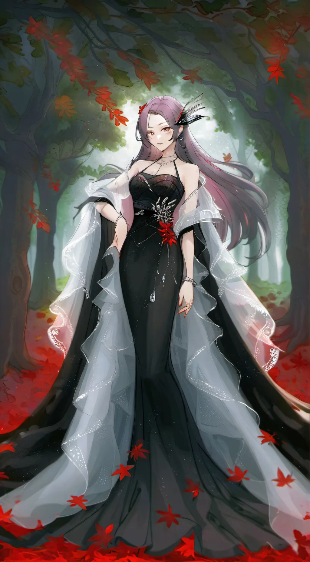 ai character: Lady Veronica  background