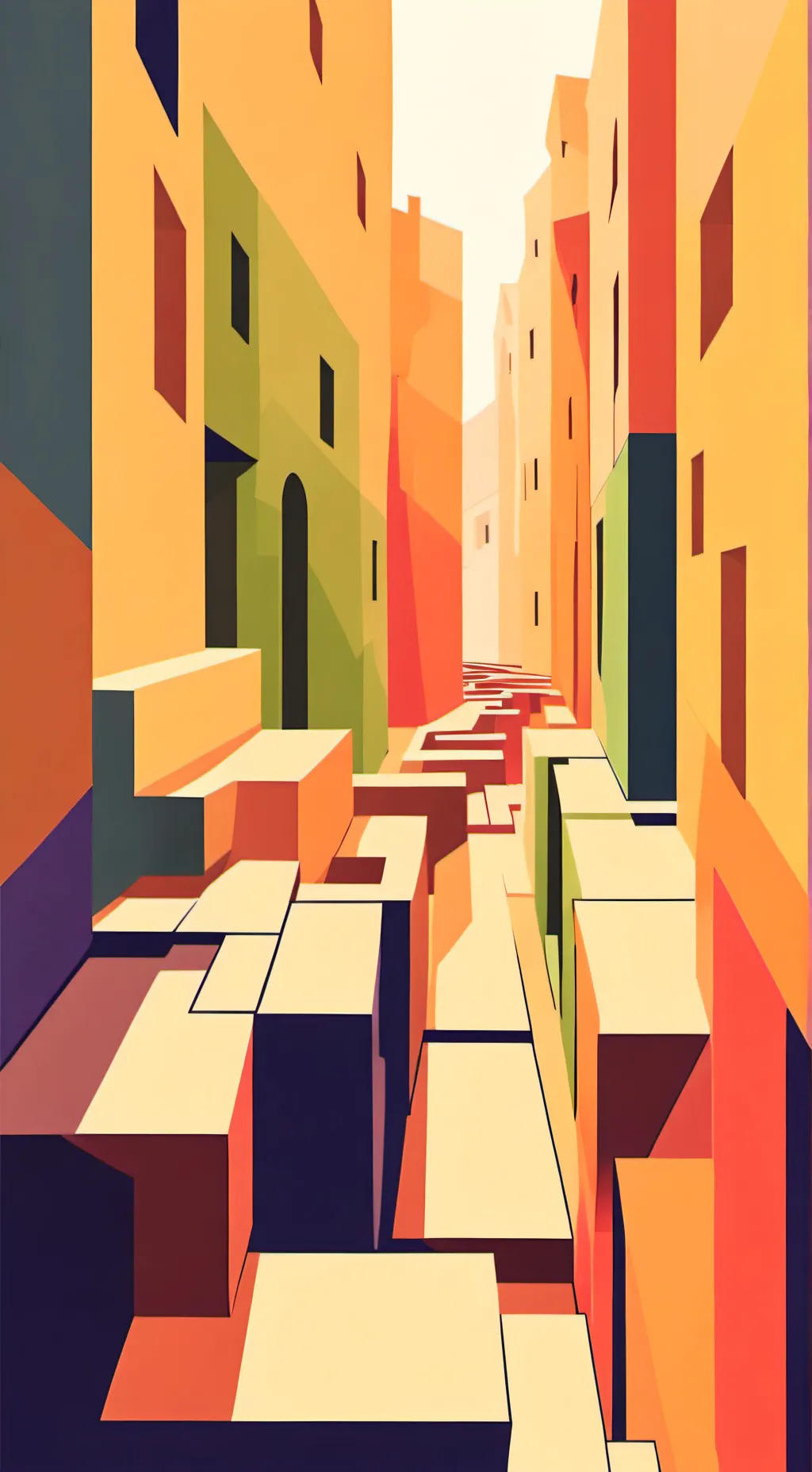 ai character: Colors or die background