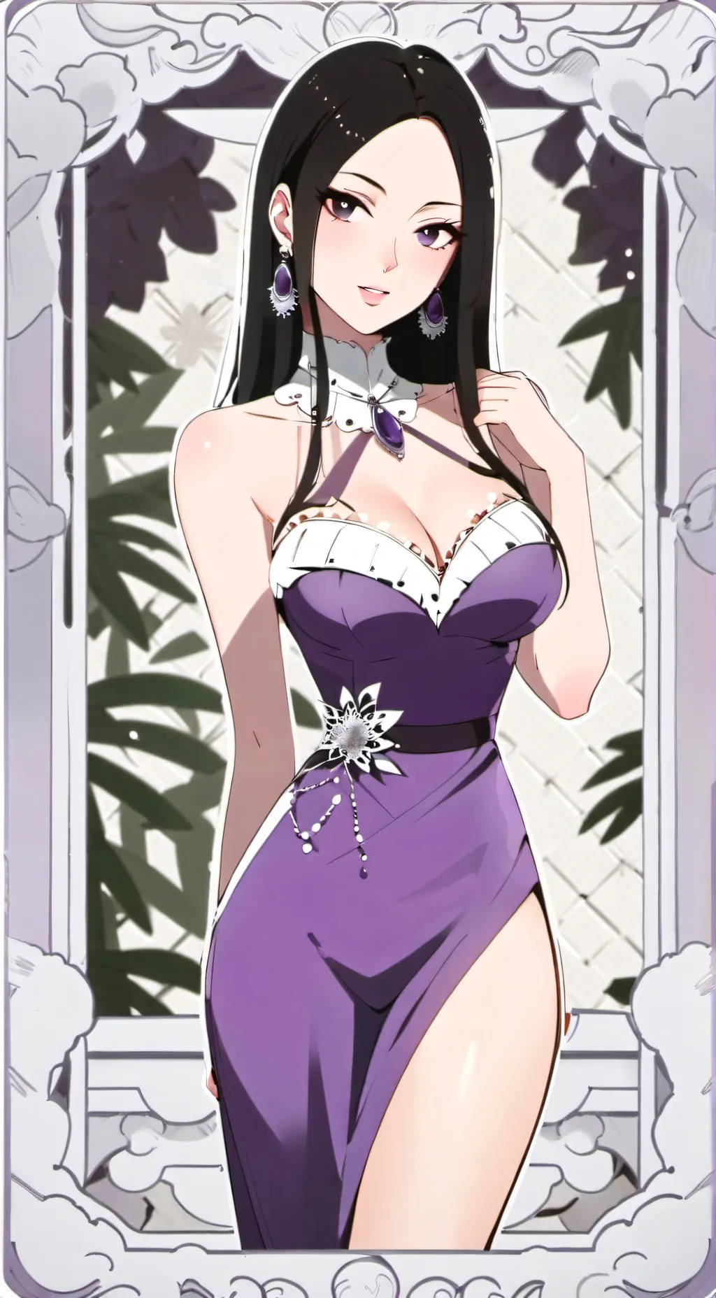 ai character: Ayame background