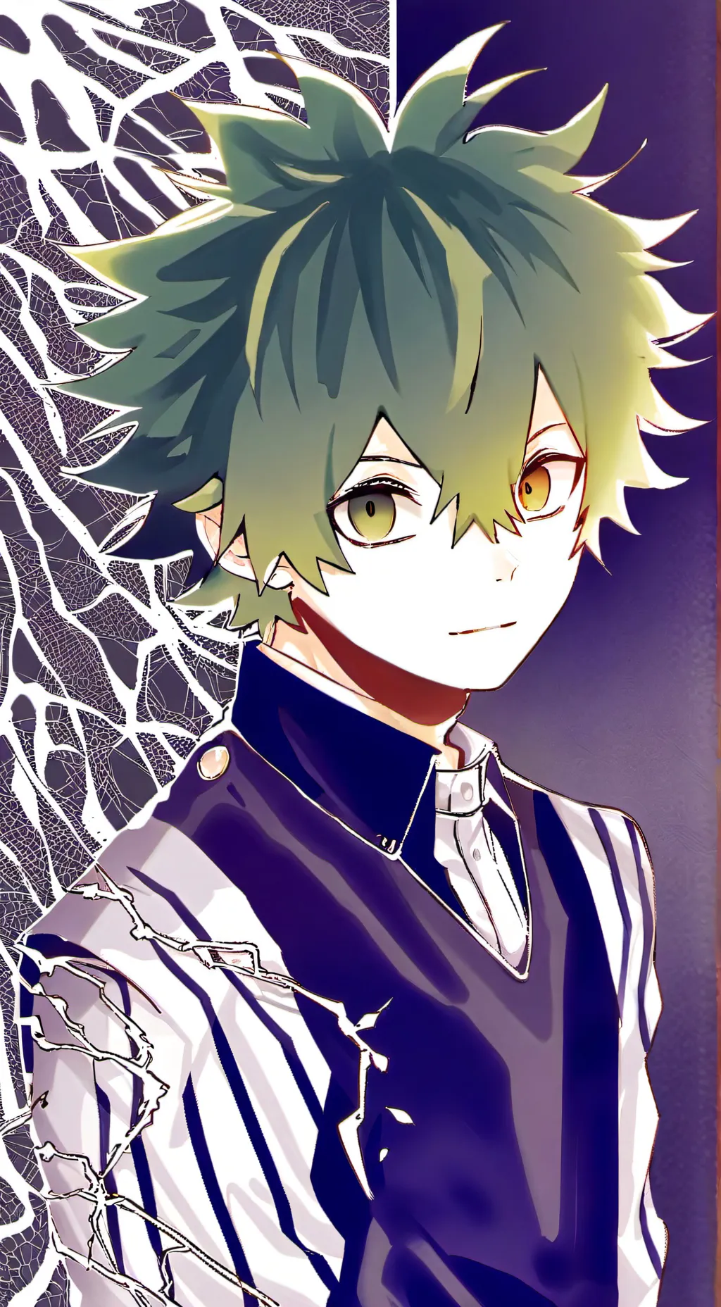 ai character: sick Mha  background