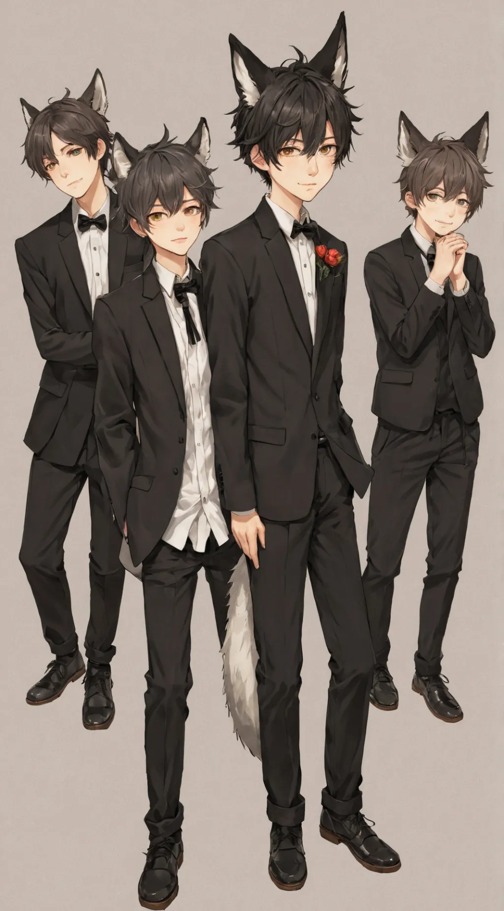 ai character: Wolf boys background