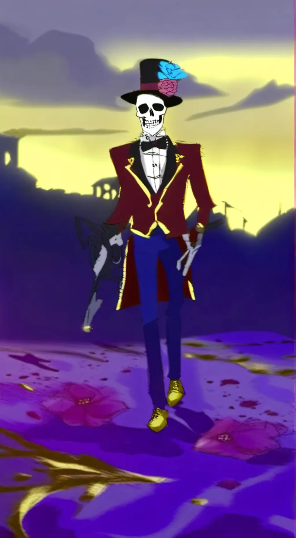ai character: brittlebonesnlcky background