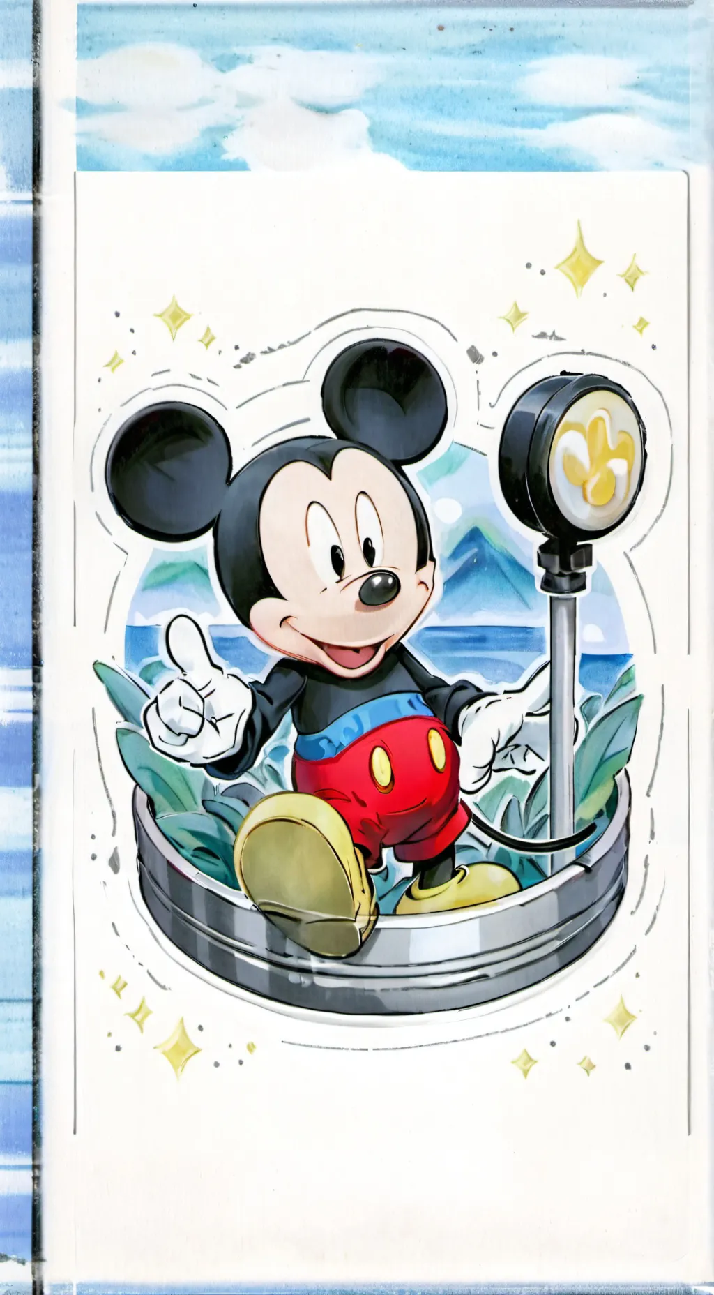 ai character: Mickey background