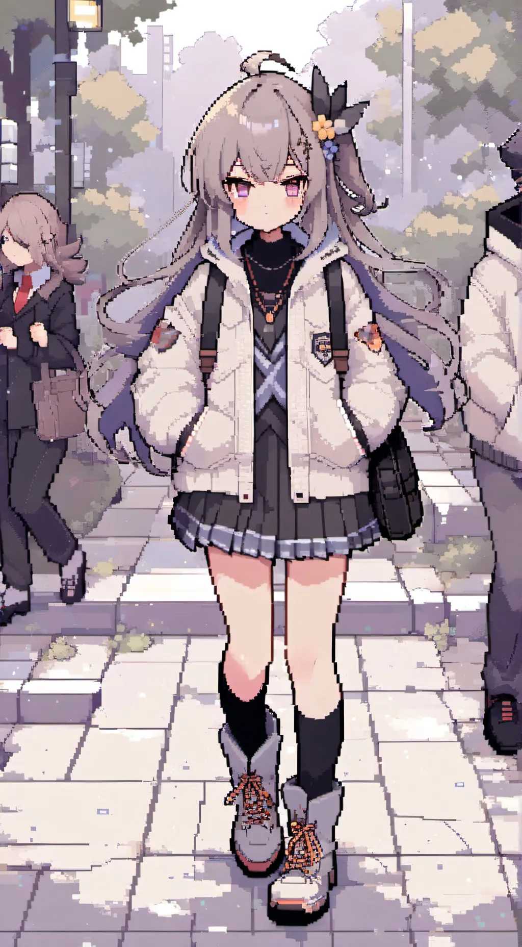 ai character: Magical school ￼ background