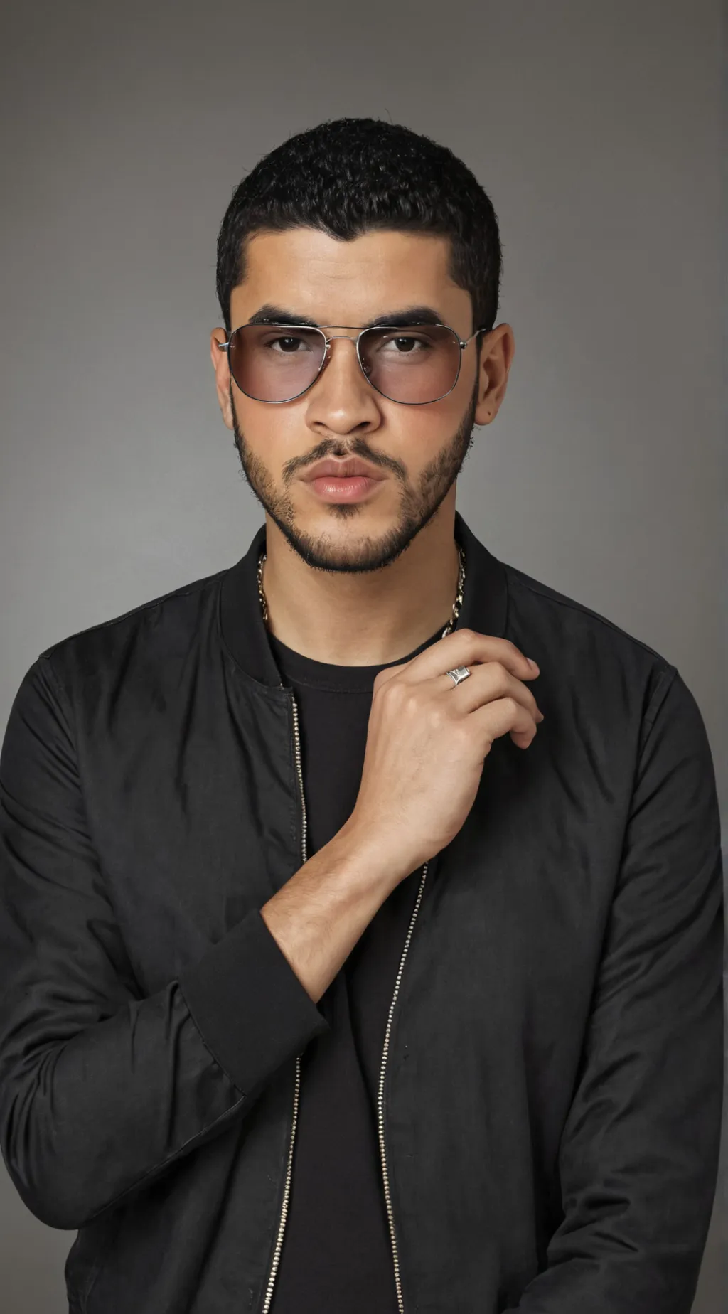 ai character: bad bunny  background