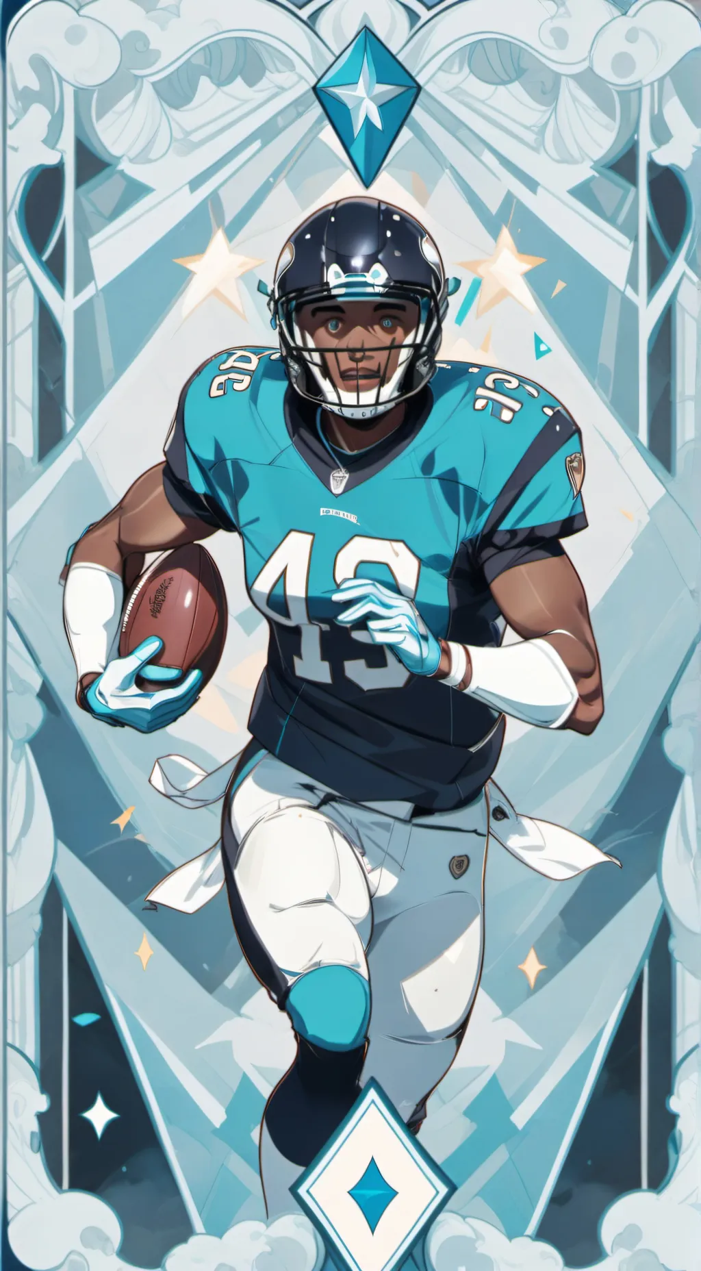ai character: college football  background