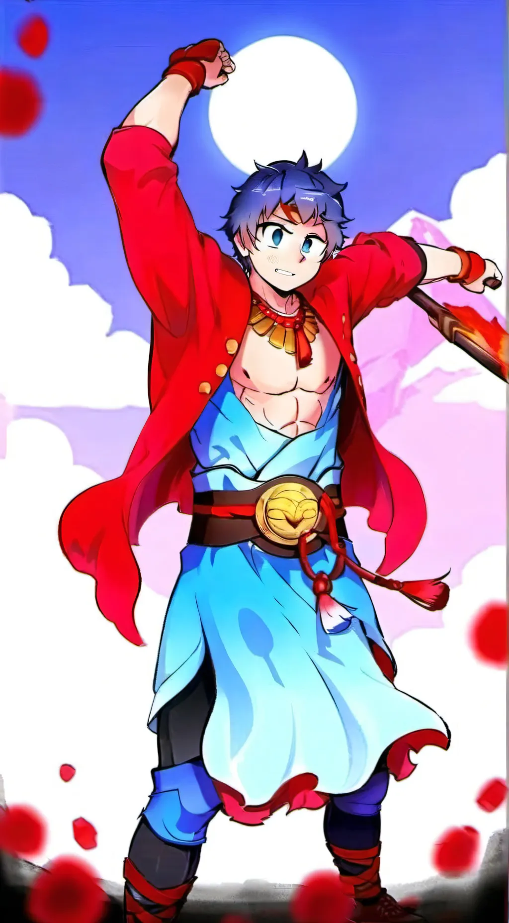 ai character: saparta x raptor  background